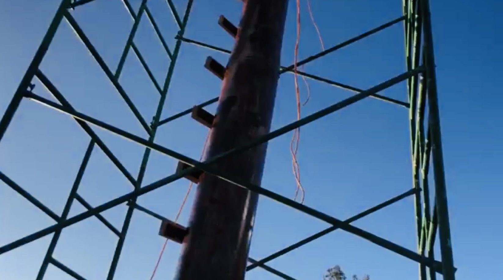 Desafía palo de voladores de la plazuela de la danza del Atlixcáyotl