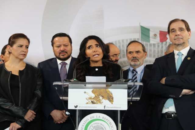 PAN y PRD crean en el Senado frente contra pase automático del procurador