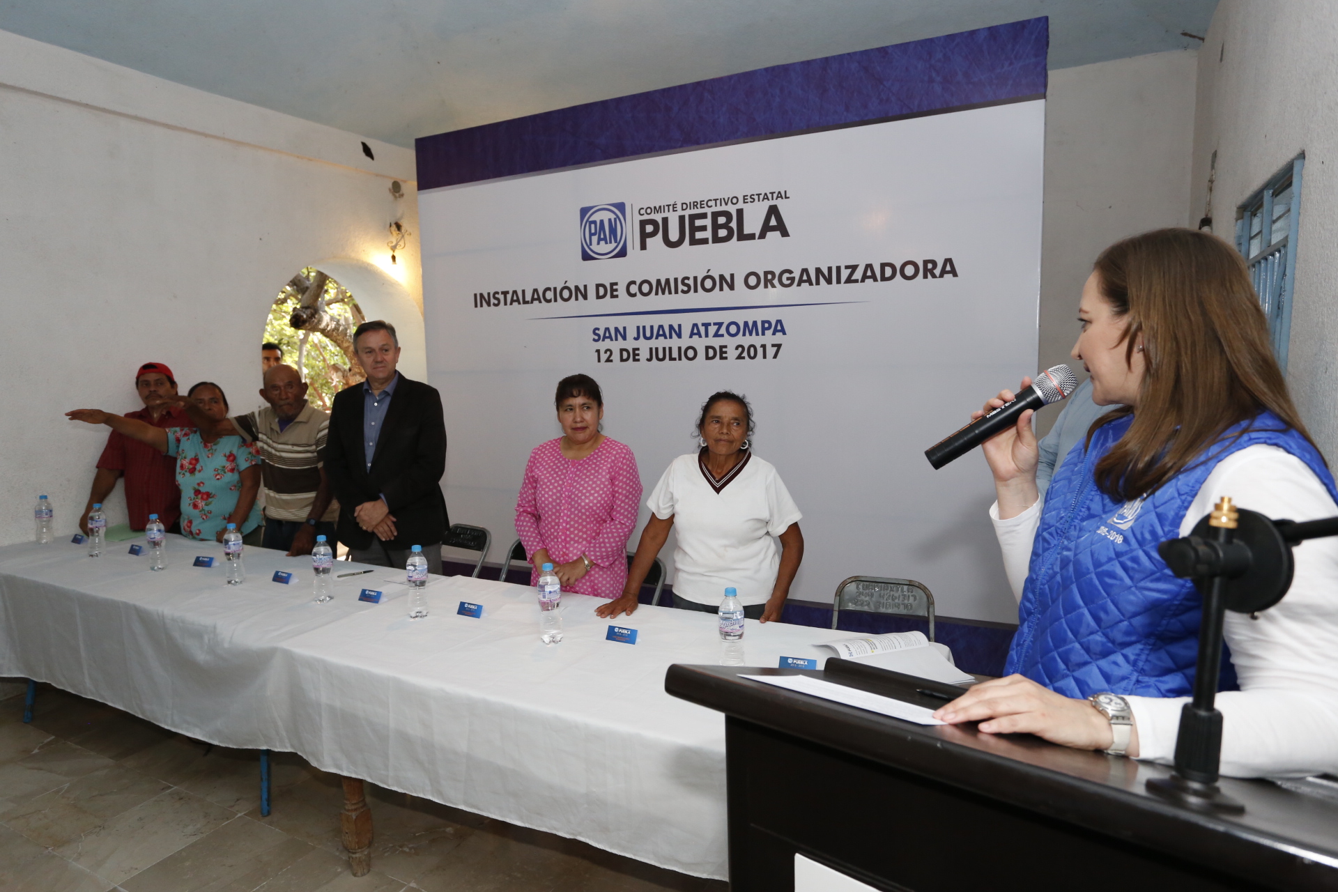 CEN del PAN toma protesta a comisión organizadora de San Juan Atzompa