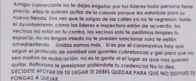 Boicotean intento de reubicación del tianguis de Atlixco