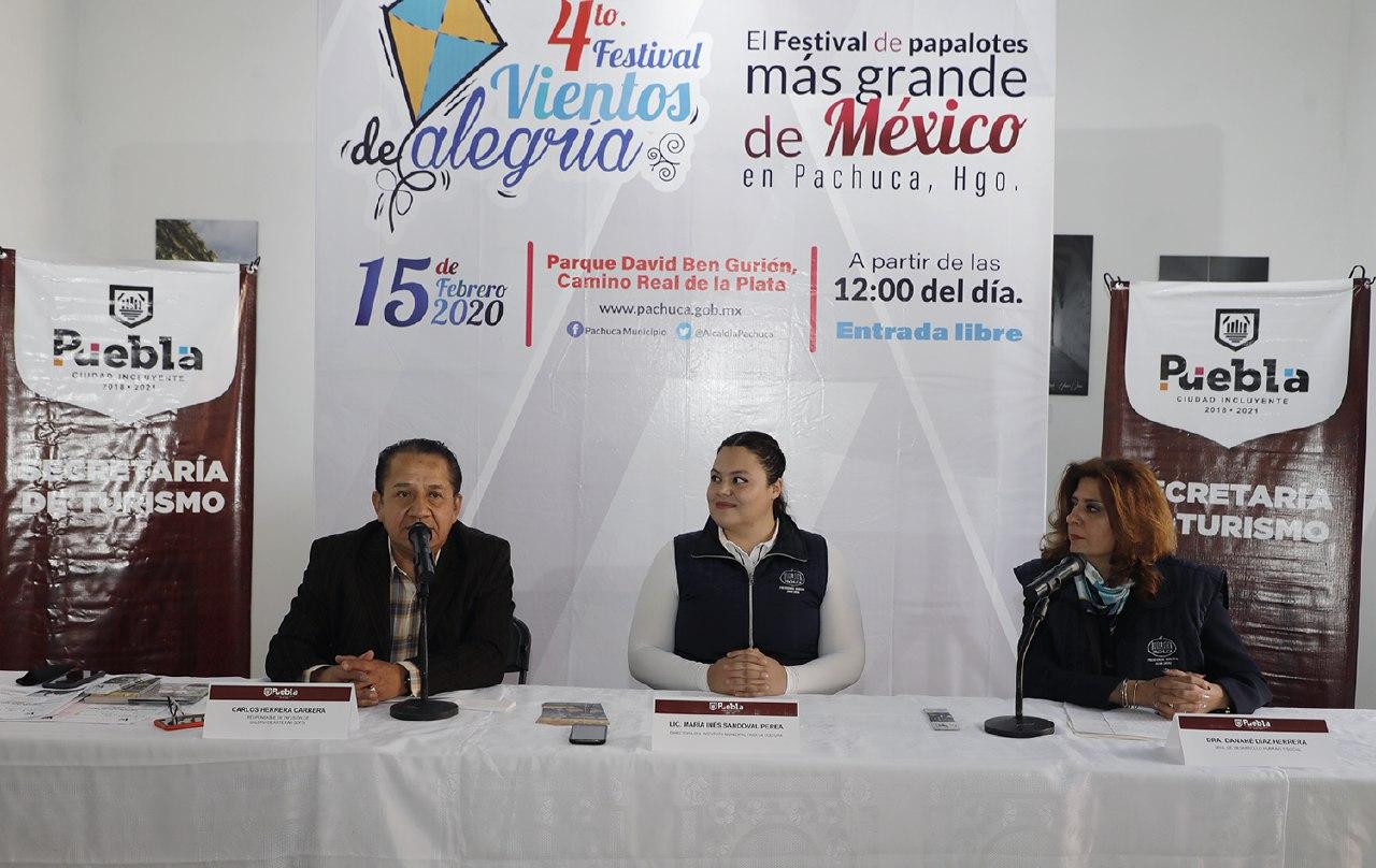 Turismo Municipal promueve Festival Vientos de Alegría en Pachuca 