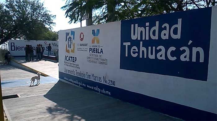 Paran labores profesores y estudiantes del Icatep Tehuacán