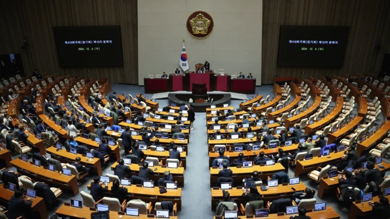 El presidente de Corea del Sur enfrenta peticiones de destitución tras ley marcial fallida