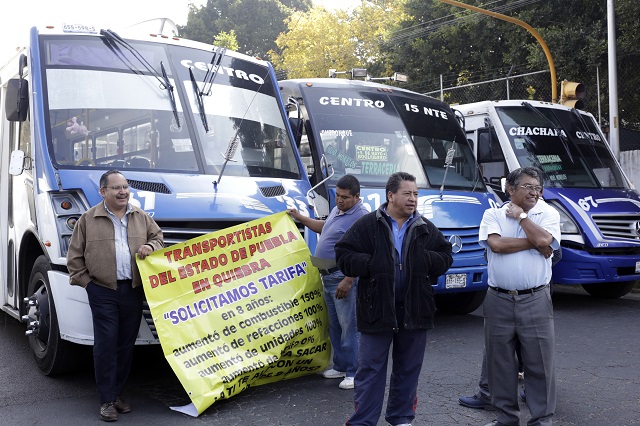 Convocan a paro de transporte público