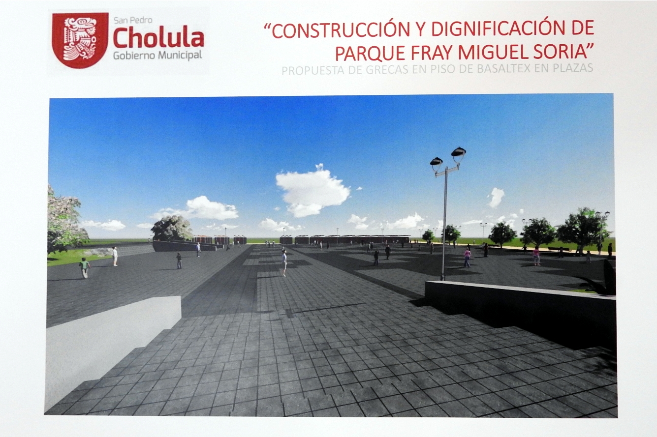 Inicia construcción de locales comerciales frente a pirámide de Cholula