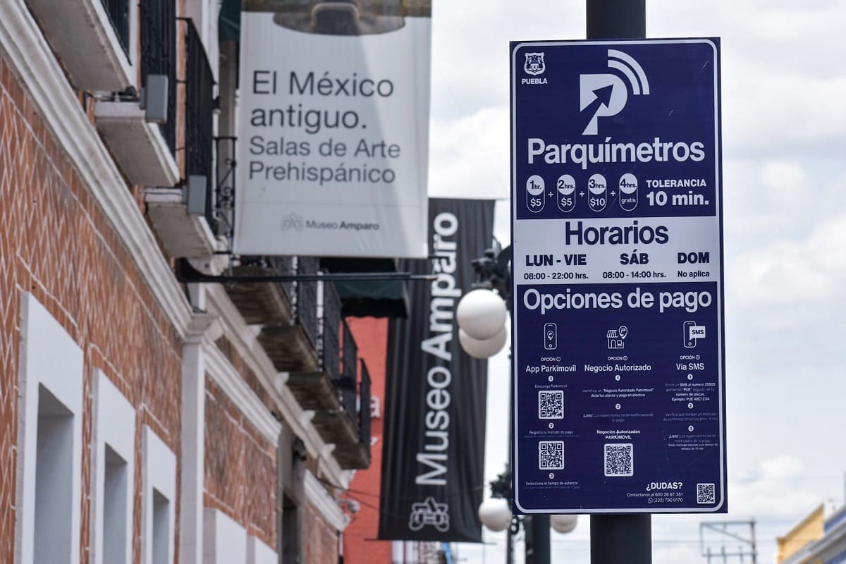 Cobro de parquímetros comenzará el 1 de mayo en Puebla capital