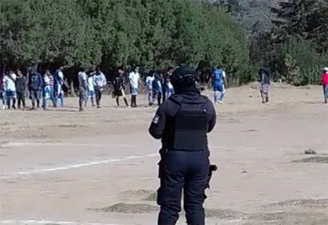 Autoridades suspenden torneo de futbol en Quecholac 