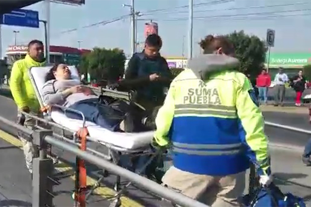 Vídeo: Le disparan en el rostro a pasajera de RUTA en Puebla