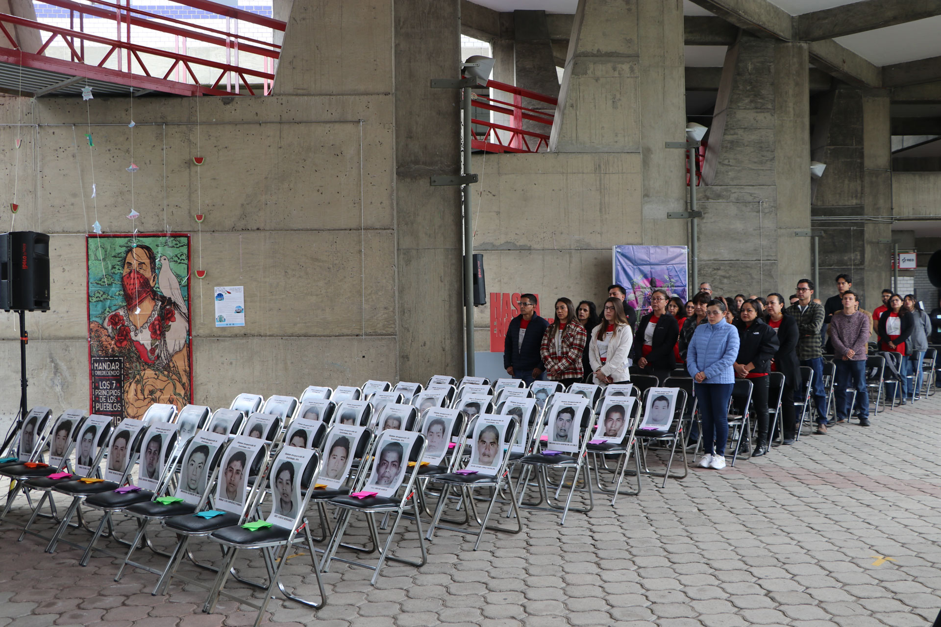 Ibero Puebla exige verdad y justicia para los 43 de Ayotzinapa a 10 años