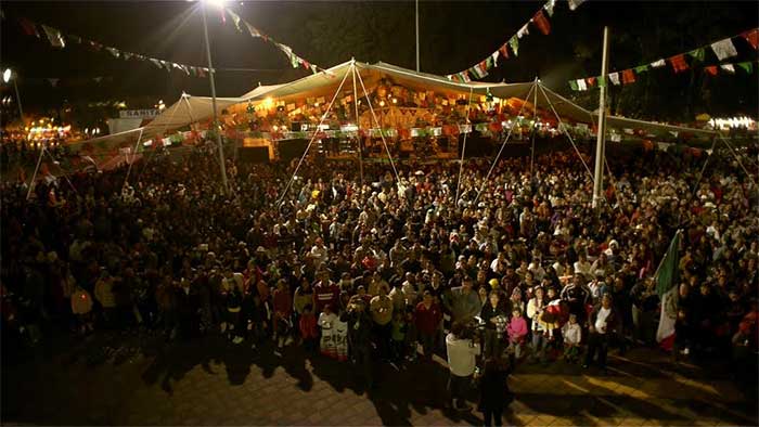 En calma transcurren fiestas patrias en Huejotzingo