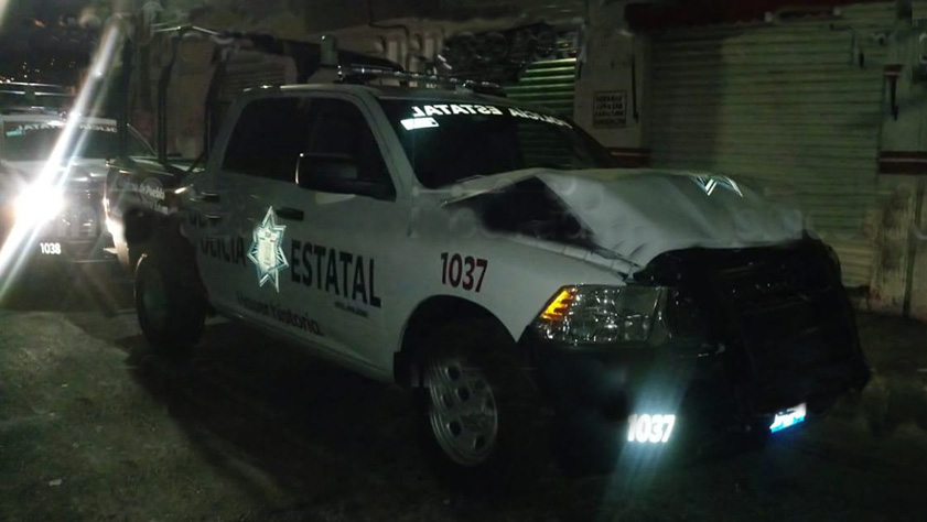 A dos días de estrenar patrullas choca la primera unidad en Puebla