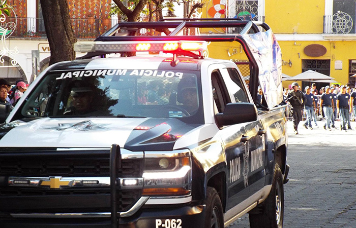 Patrulla embistió a motociclista en Atlixco