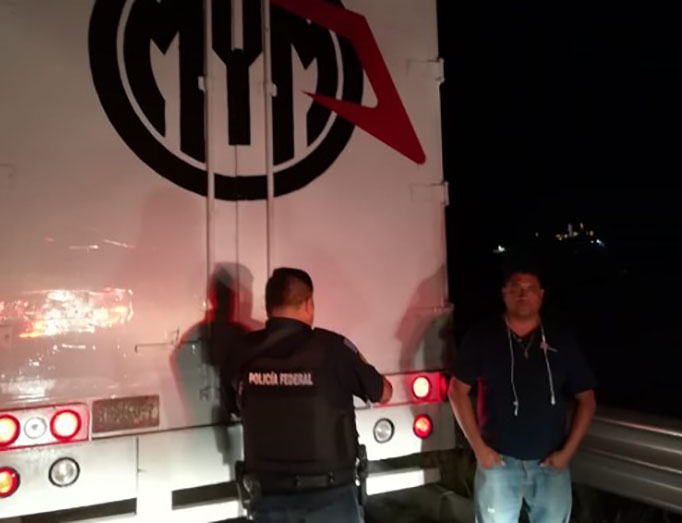 Frustran asalto a transportista en la Puebla Orizaba