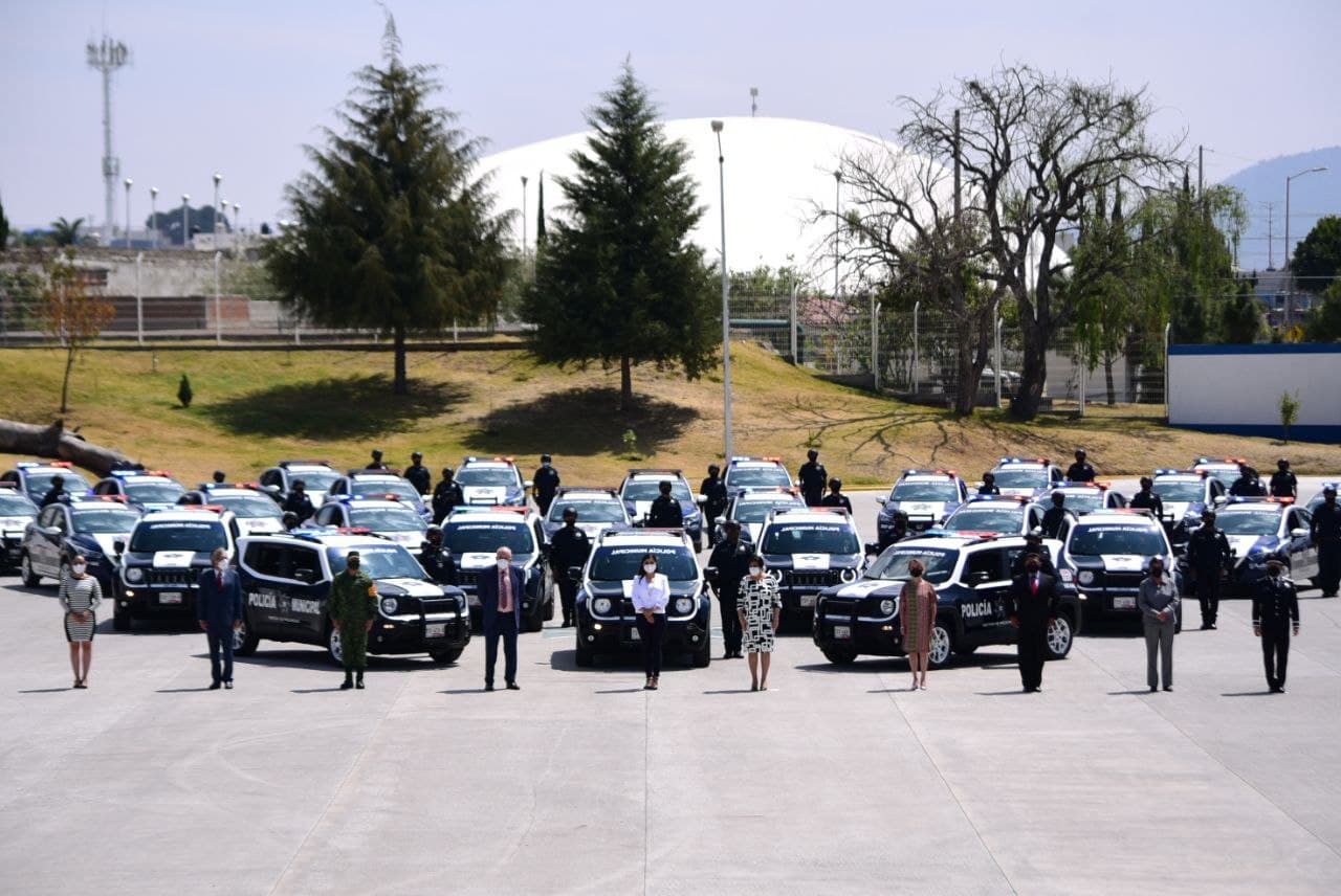 Ayuntamiento de Puebla ya cuenta con nuevos policías y patrullas 