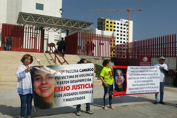 (VIDEO) Claman justicia para Paulina Camargo en Ciudad Judicial