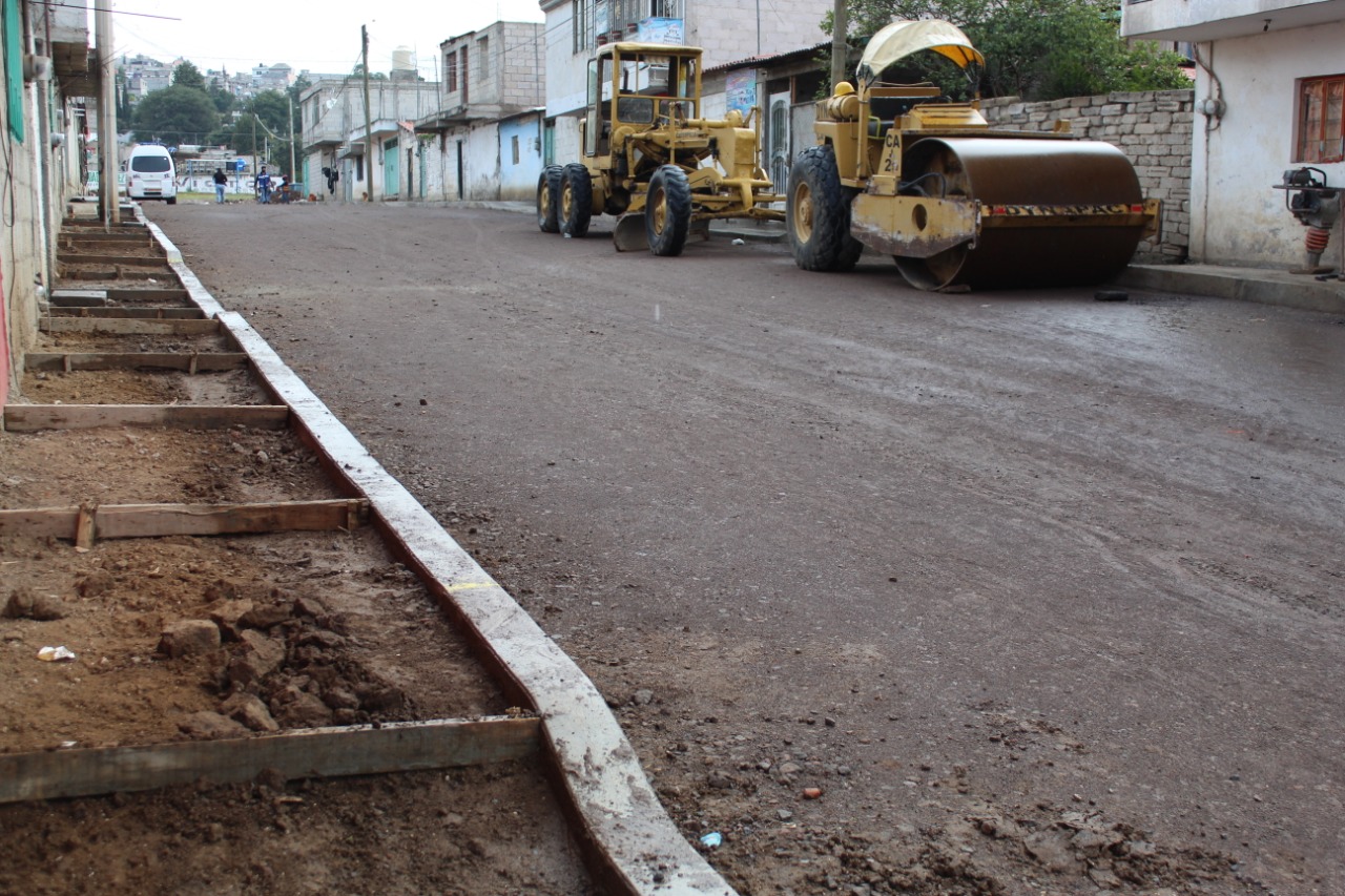 Ayuntamiento de Puebla pavimentará 5 nuevas calles en juntas auxiliares