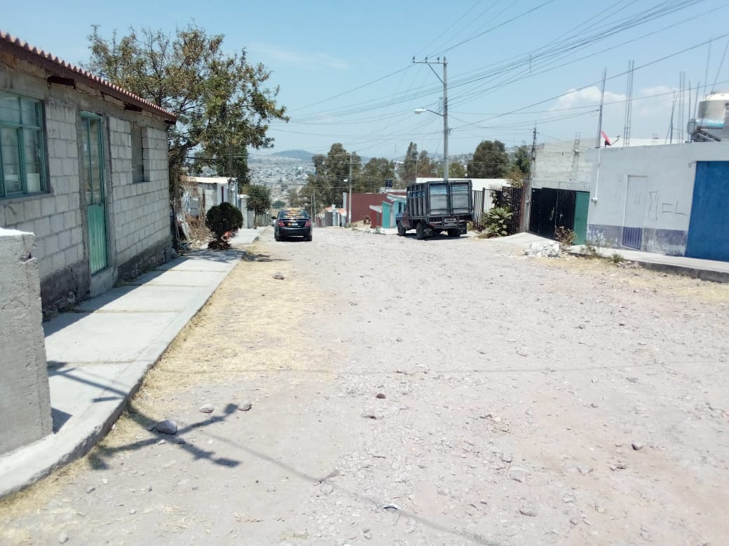 Piden terminar pavimentación en la colonia Patria Nueva