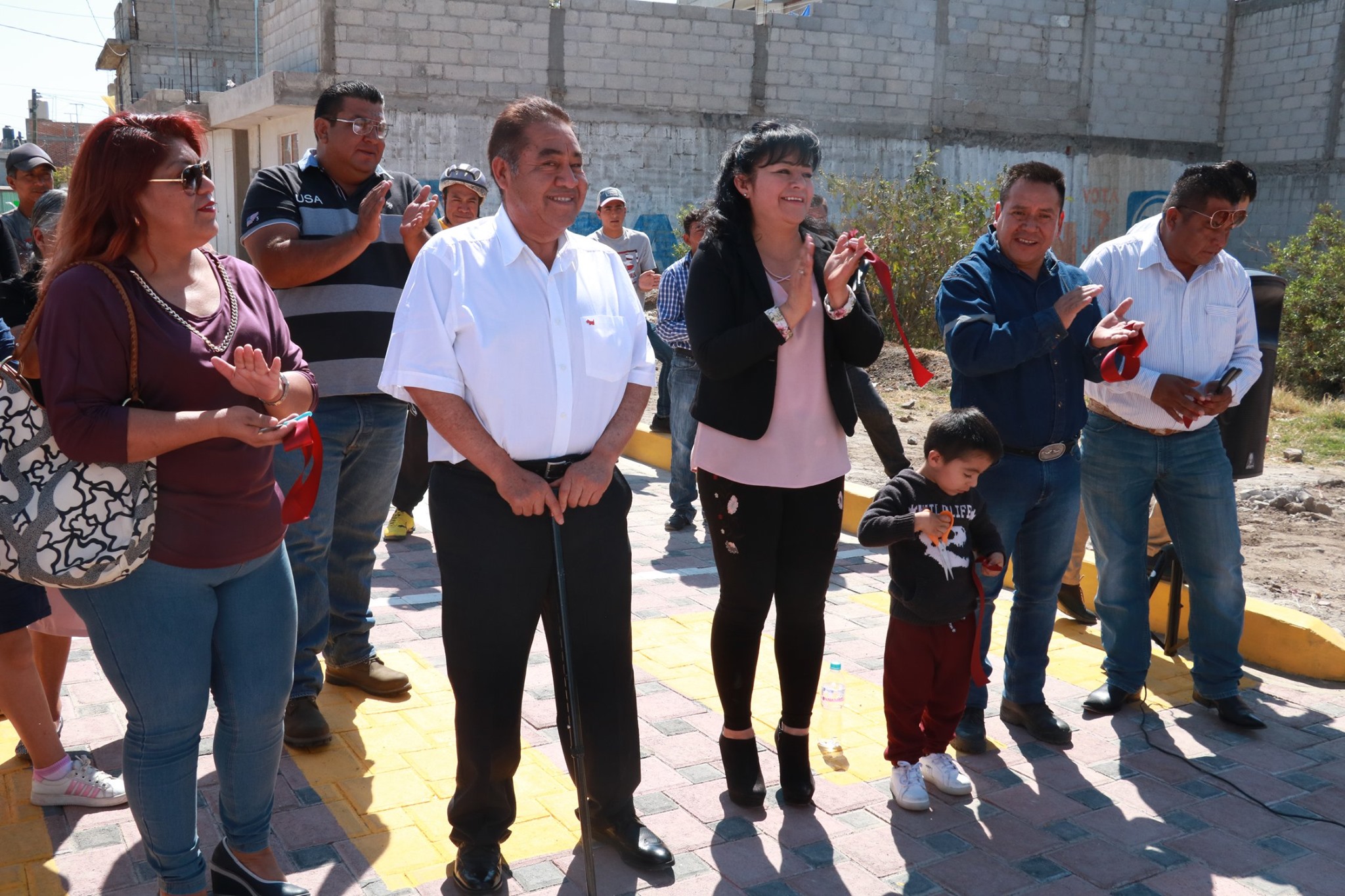 De la Rosa inaugura calles en Chachapa