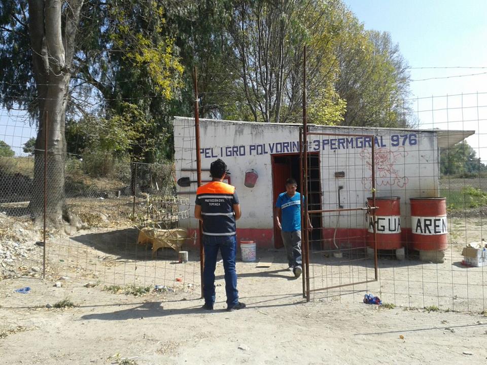 Mantienen vigilancia en talleres de pirotecnia de Tepeaca