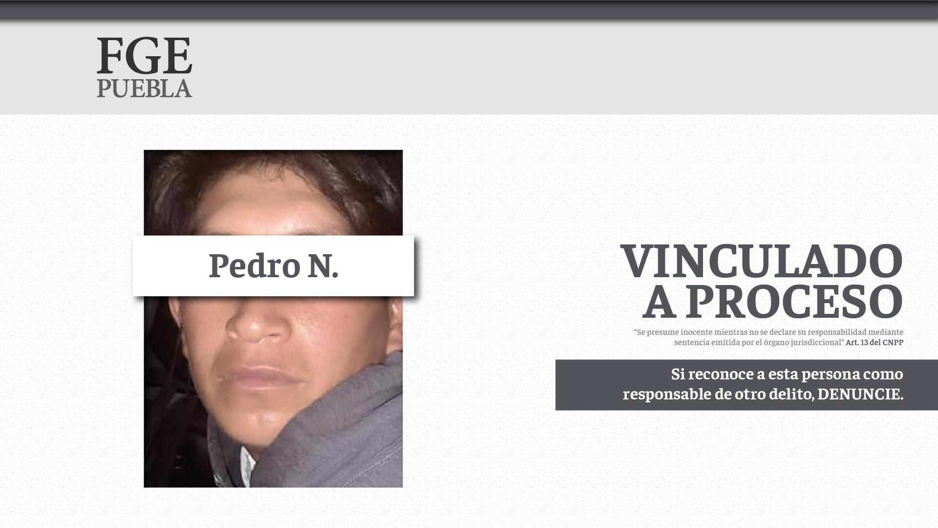 Detienen a Pedro por secuestrar a su cuñada y pedir 100 mil pesos en Puebla