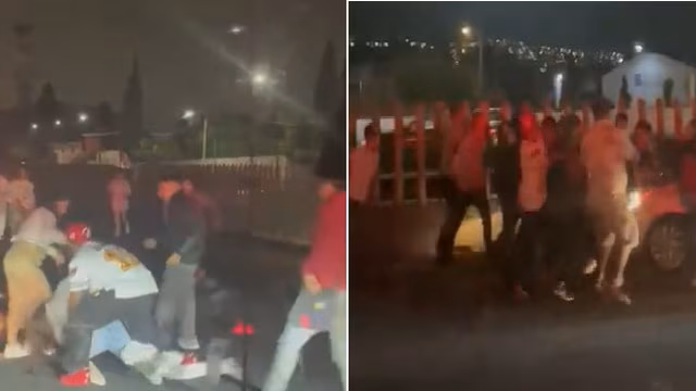 VIDEO Se armó la campal en la autopista México-Puebla