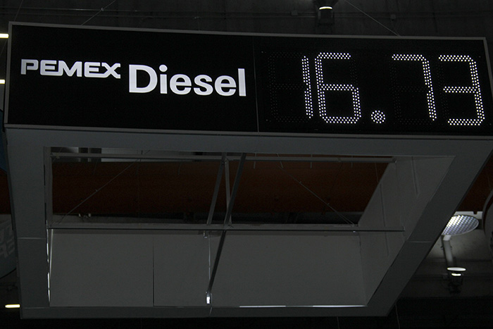 Diésel en Puebla va de los 16 a los 22 pesos el litro