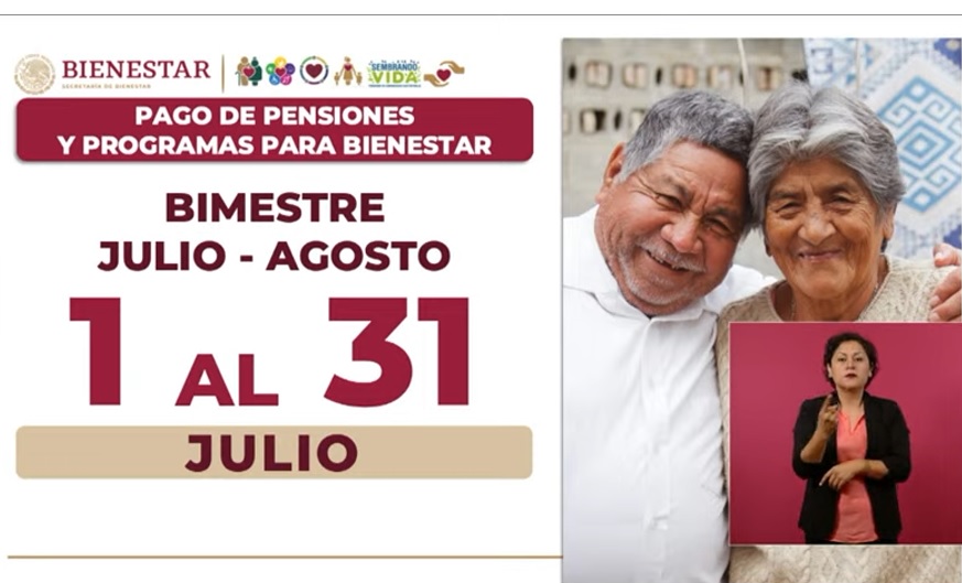 Reactivan en julio el pago de pensiones de adultos mayores