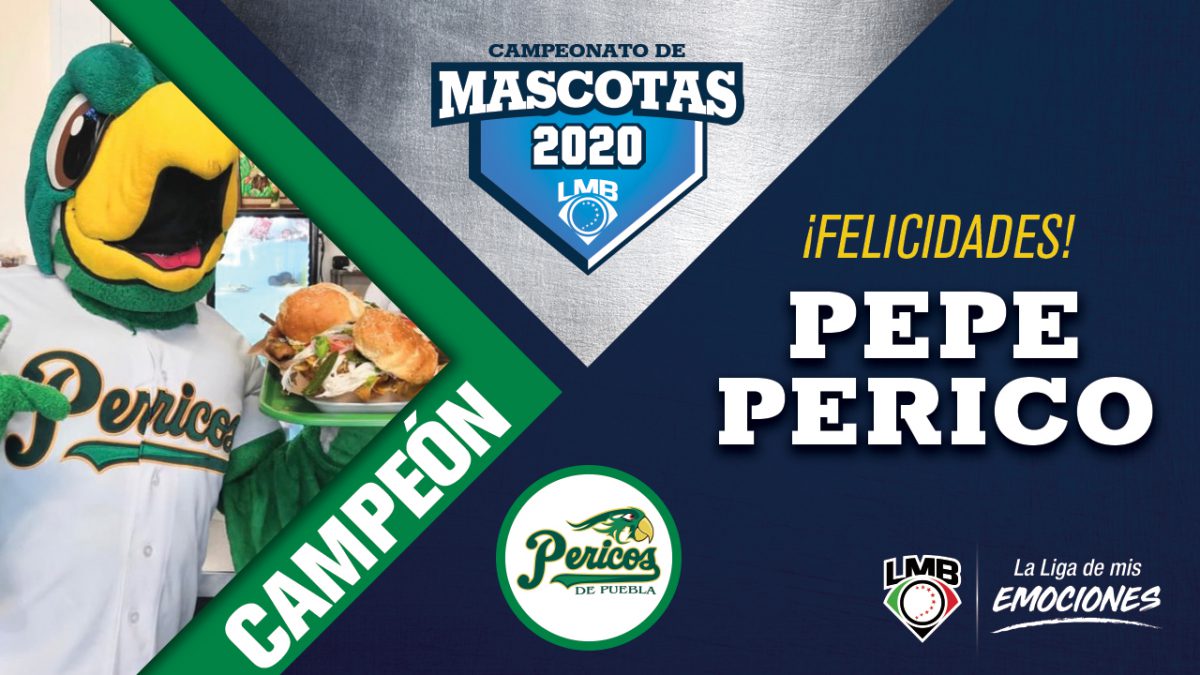 Gana Pepe Perico final de mascotas de la Liga Mexicana de Beisbol