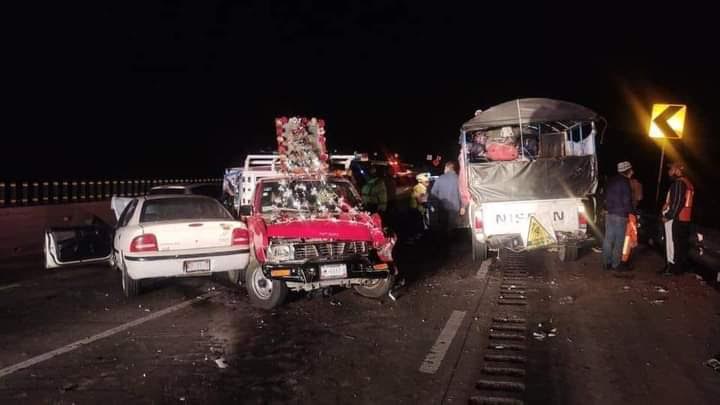 Se accidentan peregrinos de Cuetzalan en la México-Puebla