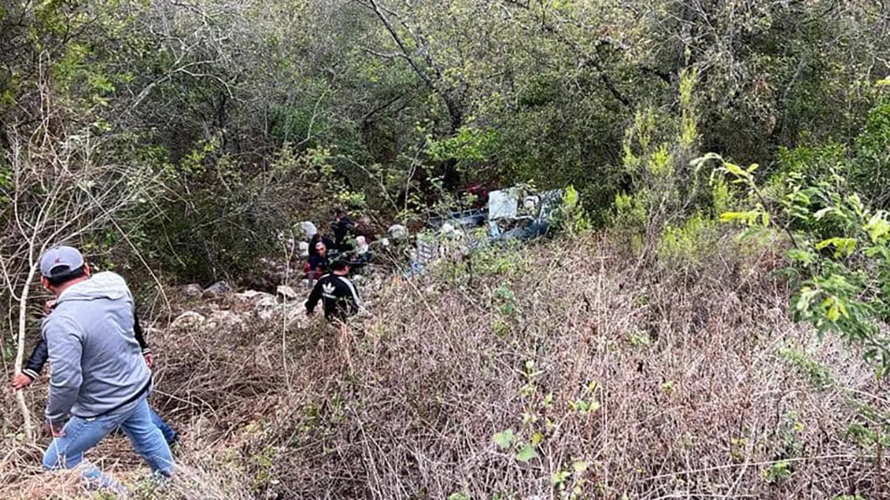 Accidente deja un peregrino muerto y 15 heridos en Tamaulipas