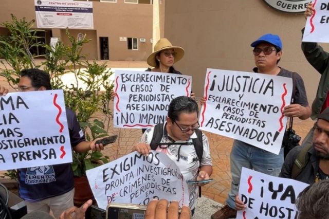 Periodistas de Guerrero alzan la voz; piden justicia por crímenes de violencia