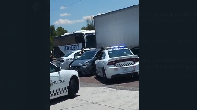 VIDEO Ebrio protagoniza persecución en la autopista México-Puebla