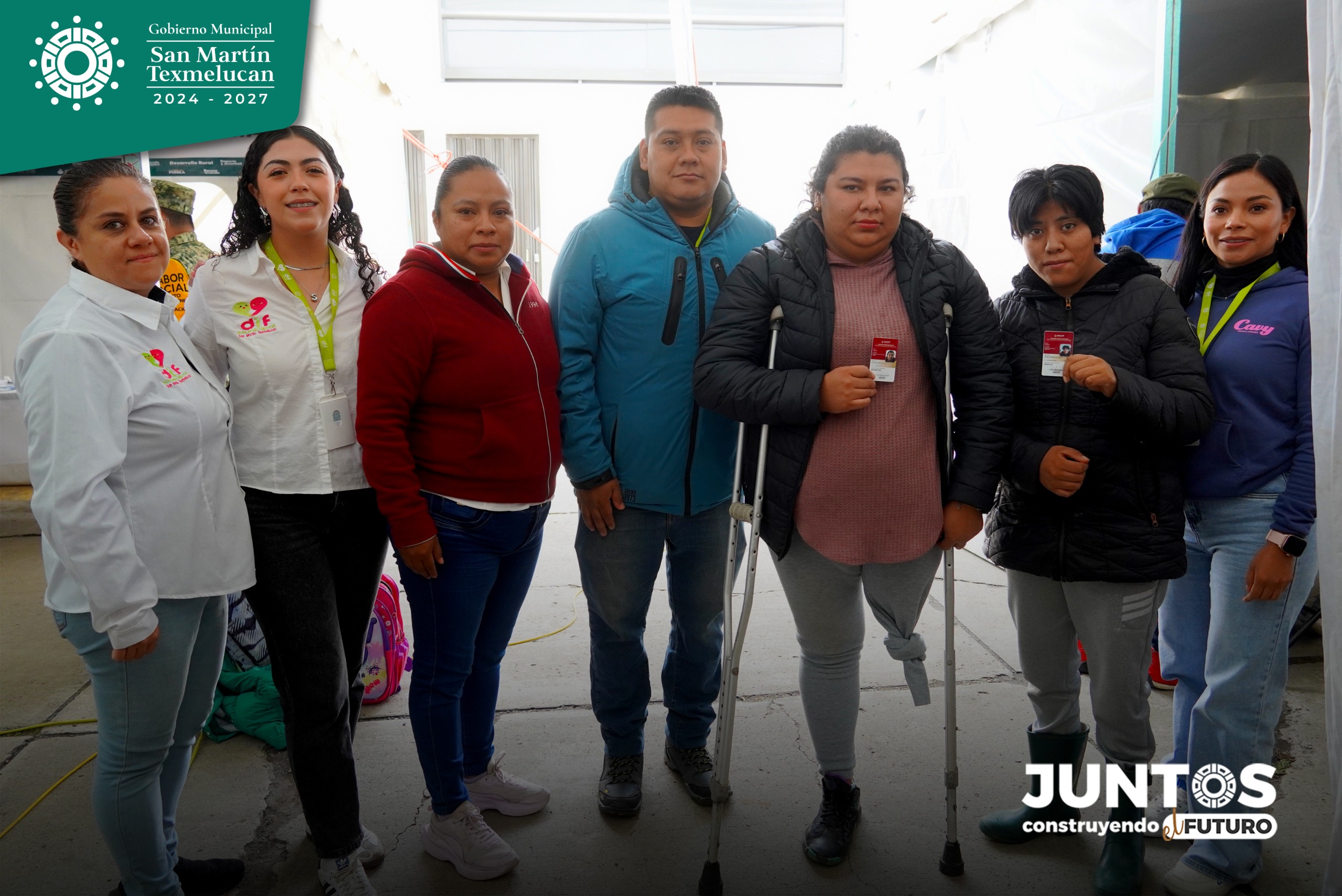 Personas con discapacidad reciben credencialización en Texmelucan