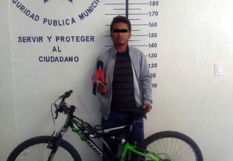 Capturan a sujeto que robó bicicleta en Plaza de la Concordia