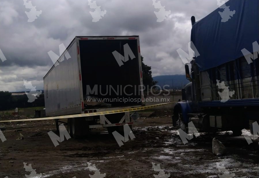  Roban camión en la Central de Abasto y lo recuperan en Barranca Honda