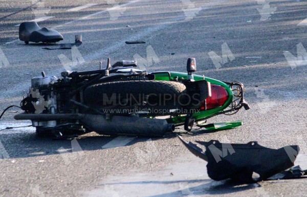 Fallece motociclista al derrapar en calzada Ignacio Zaragoza