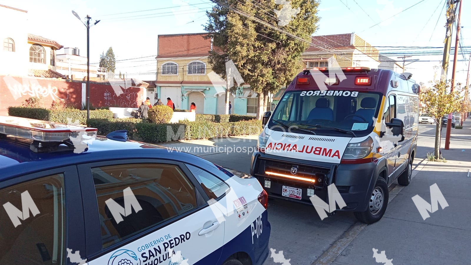 Por congestión alcohólica muere abuelito en calles de San Pedro Cholula