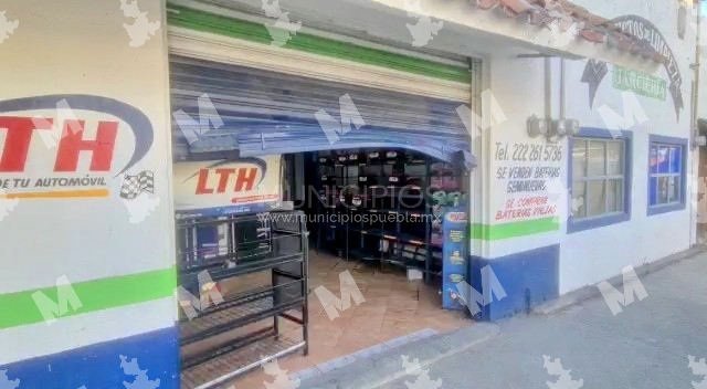 Se llevan 50 mil pesos en robo a negocio de baterías en San Pedro Cholula
