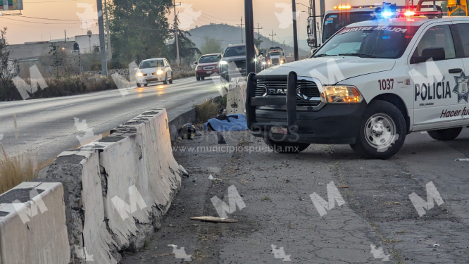 Motociclista de Rappi muere al chocar contra muro en el Periférico