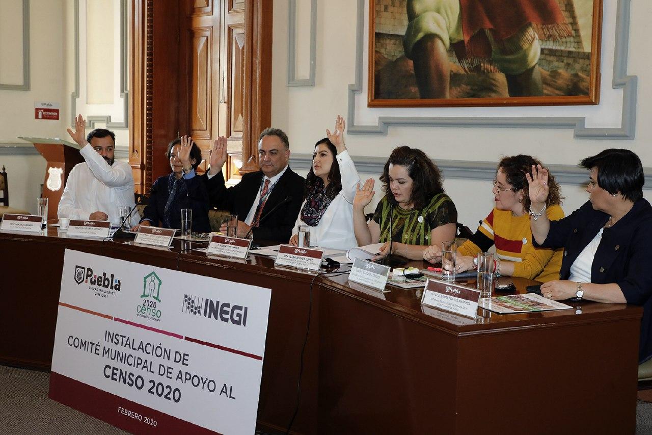Instalan en Puebla comité con el INEGI para Censo 2020
