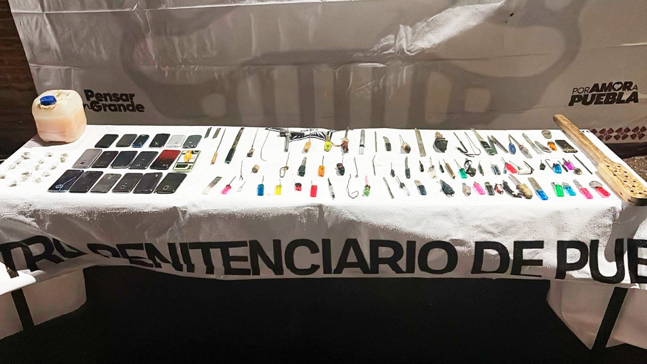 Realiza SSP operativo en Cereso de Puebla