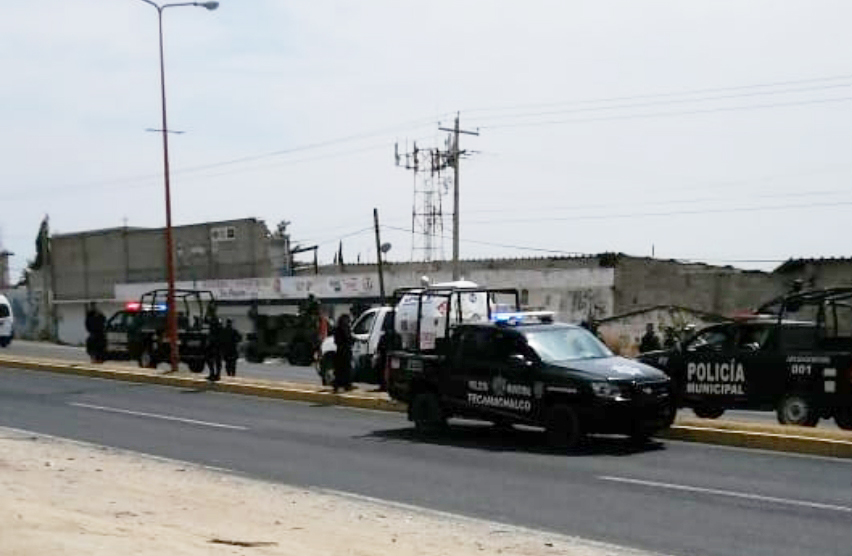 Se registra intento de asalto de camioneta de gas LP en Tecamachalco