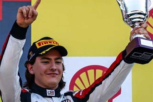 Piloto de Tehuacán obtiene primer lugar en la GP3 Series