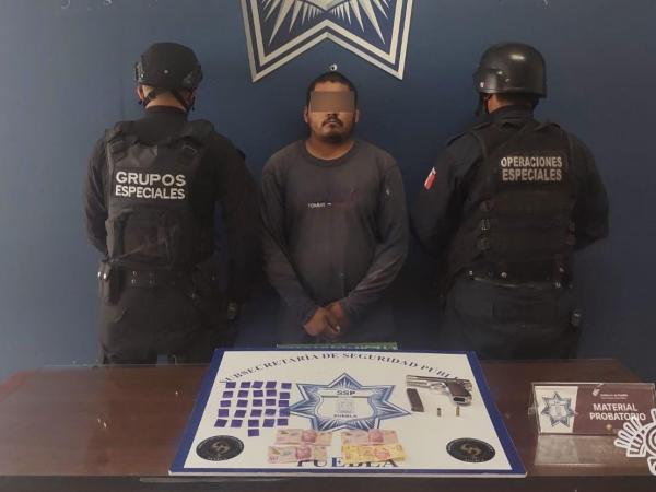 Detienen a El Pingüino; vendía droga en Puebla capital