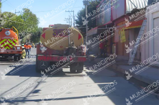 Causa alerta a vecinos de San Jerónimo Caleras incendio en restaurante