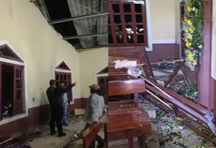 Pirotecnia explota en templo mientras feligreses celebraban a San Judas Tadeo
