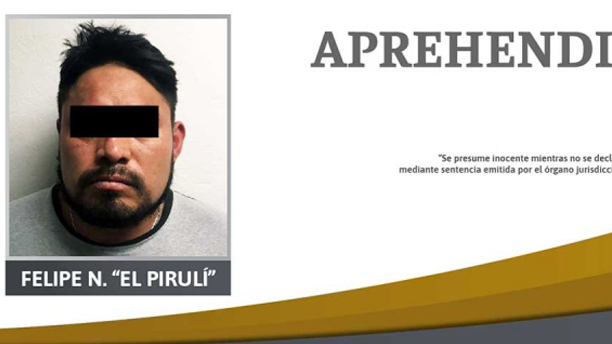 Confirma Barbosa reaprehensión de El Pirulí