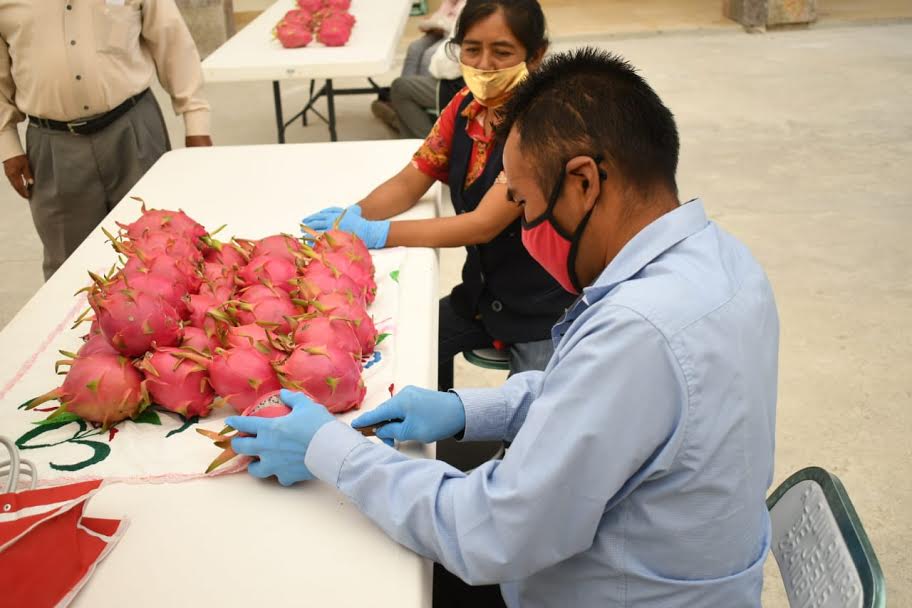 Celebran Quinta Feria de Pitahaya en Ahuatempan