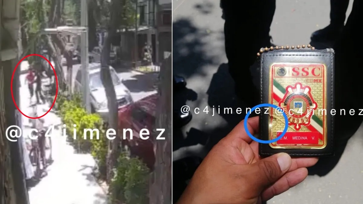 VIDEO Policía se salva de un disparo gracias a su placa