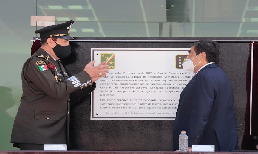 Formalizan reubicación del Cuartel General de la VI Región Militar de Veracruz a Puebla